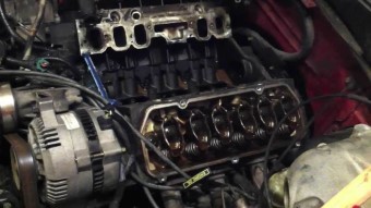 Ford 3.8L cylinder head installation