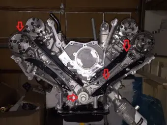 Ford 5.0L Timing chain installation