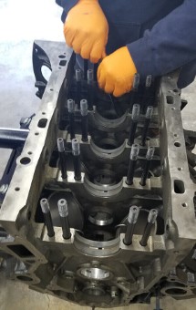 Ford 6.4L engine block