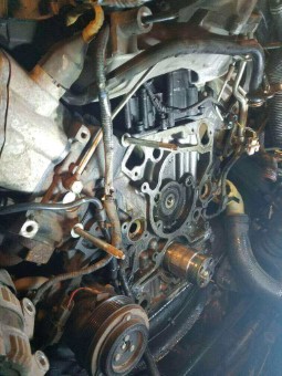 Ford 6.4L Timing cover installation