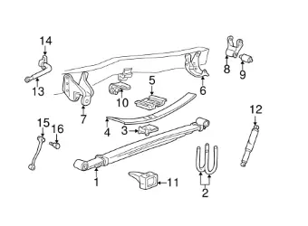 Ford Excursion Rear a Arms