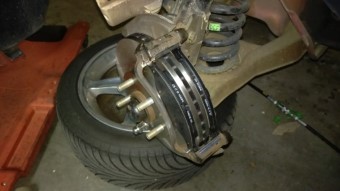 Mustang front brakes